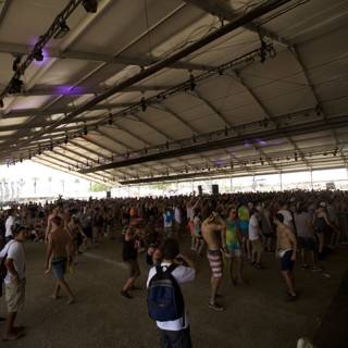 Coachella 2012 Crowd in the Tent