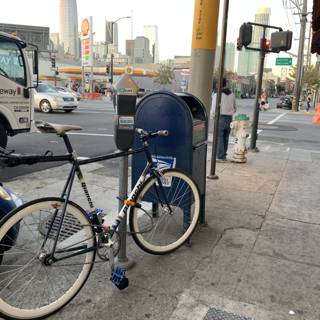 Parked Bicycle on San Francisco Sidewalk