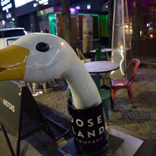 Unusual Artistry in Seoul: The Quirky Duck-Head Sculpture