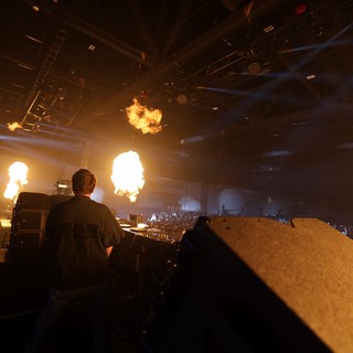 DJ Ignites Crowd with Pyrotechnic Fireballs at Wobbleland