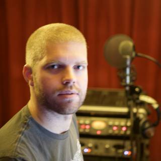 Morgan Page recording in 2010
