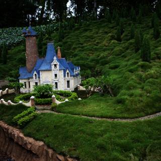 Enchanting Miniature Castle on the Hillside
