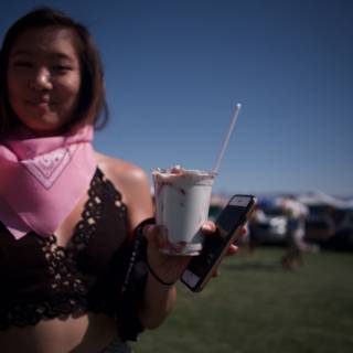 Sipping Smoothies Under the Coachella Sky