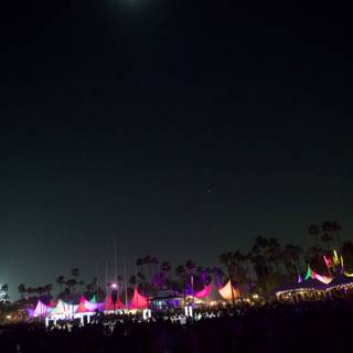 Midnight Pulse: Coachella 2024 Under the Stars