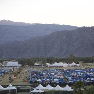 The Tent City at Coachella