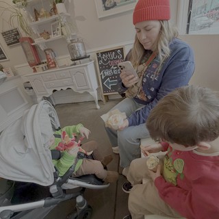 Family Moment with Baby and Toddler