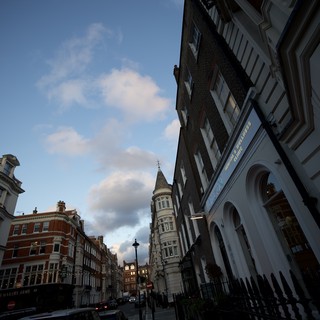 Victorian Architecture at Dusk in Historic London