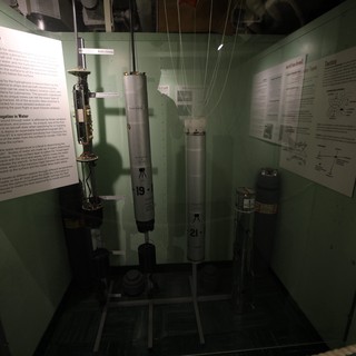 Sonobuoy Display at USS Hornet Maritime Museum