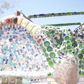 A Colorful Mosaic Building