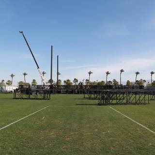 Construction and Music Meet in Coachella Field