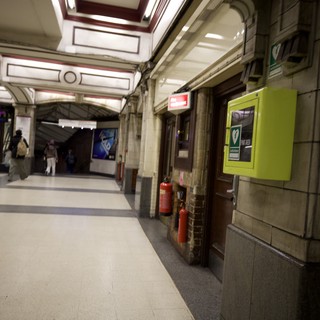 Underground Metro Station Platform and Corridor