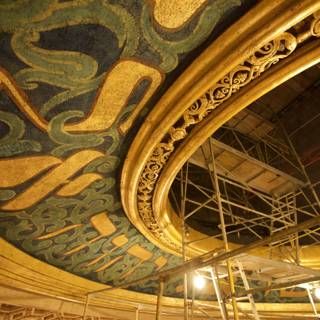 The Art of Painting a Theater Ceiling