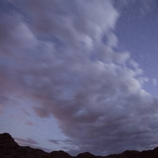 Nighttime Scenery: Clouds and Stars