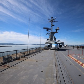 Flight Deck of USS Hornet Aircraft Carrier Museum