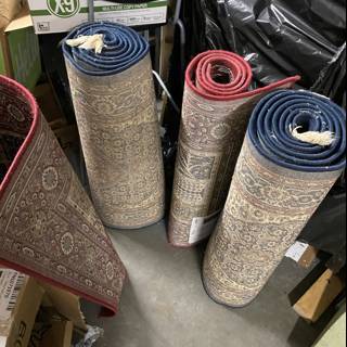 Carpet Roll Heap