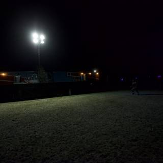 Nighttime Soccer Field Illumination