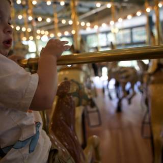 First Carousel Ride: A Moment of Wonder
