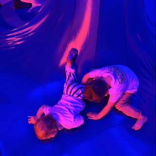 Slide Fun in the Purple Glow
