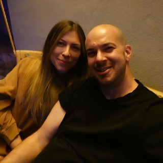 Couple's Intimate Evening Together at Home