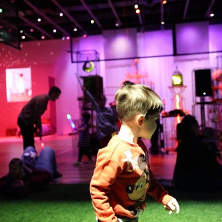 Child Dancing at Asian Art Museum Baby Rave
