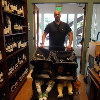 Family Outing in the Wine Shop