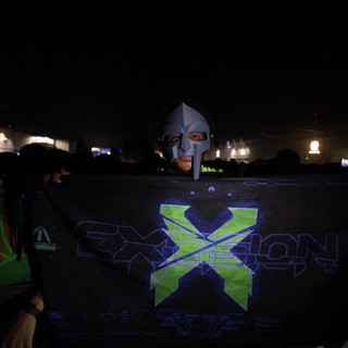MF DOOM Mask at Wobbleland Festival Night