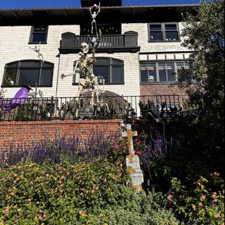 Statue atop a San Francisco House