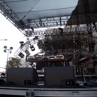 Detour 3 Concert Stage with DJ and Keyboard