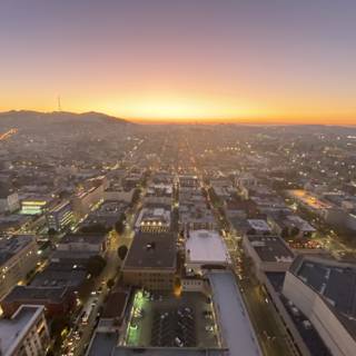 City Sunrise Over San Francisco