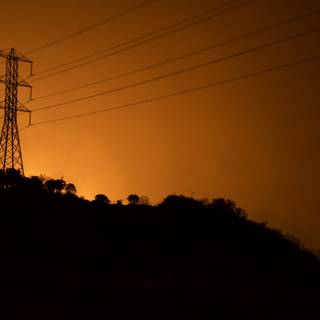 Burning Hills and Tower