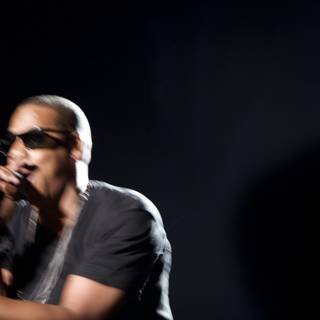 Jay-Z Rocks the Stage with his Mic