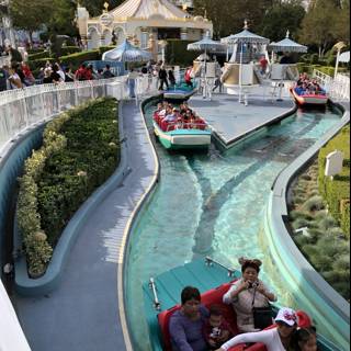 Splashing into Fun at Disneyland's Water Ride