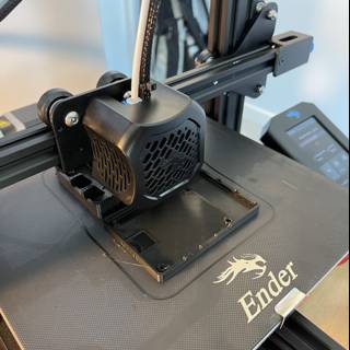 The Ender 3D Printer Atop the Table