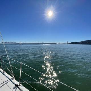 Golden Gate Bridge and the Sunny Waters