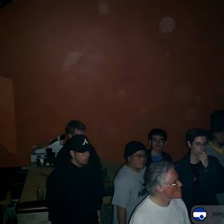 Group of Friends at an Urban Nightclub