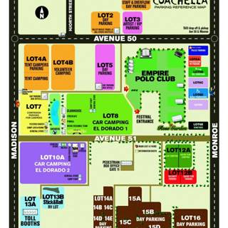 Coachella Concert Venue Map