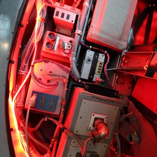 Interior of Unmanned Aerial Vehicle or Drone System