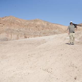 Trekking through the serene desert
