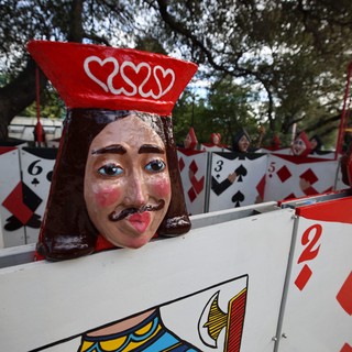 Queen of Hearts Carnival Character Display