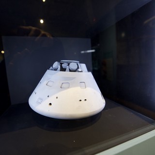 NASA Orion Spacecraft Capsule Model on Display