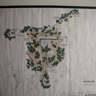 Park Map with Trees