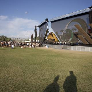 Coachella Spirit: Sunlit Stages and Lively Crowds