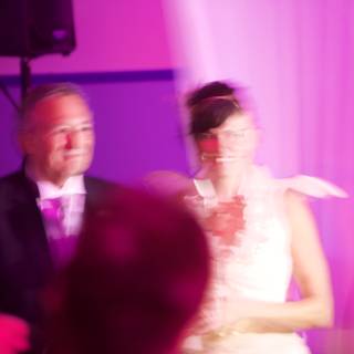 The Newlyweds in the Purple Glow
