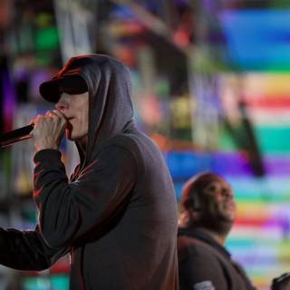 Hoodie-wearing singer electrifies Coachella stage
