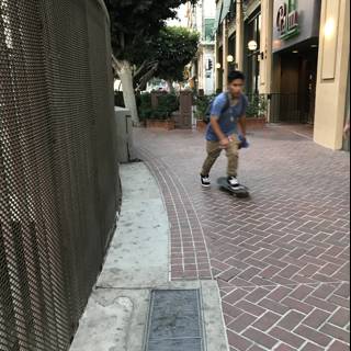 Skateboarding through the City