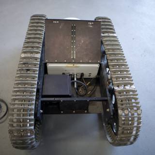 Military Robot with Remote Control and Weaponized Features