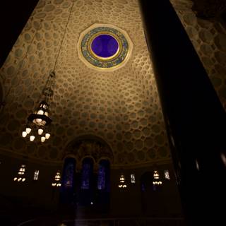 Mosque Interior at Prayer Time