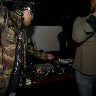 DJing in Camouflage