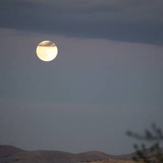 Lunar Elegance Over Walnut Creek