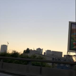 Skyline Billboard at Sunset